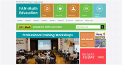 Desktop Screenshot of fanmath.com.sg